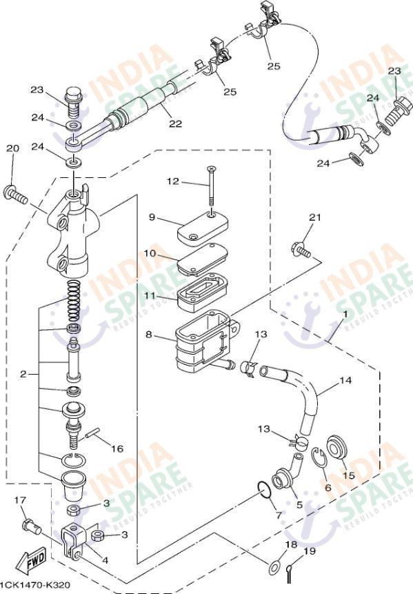 REAR MASTER CYLINDER
